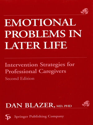 cover image of Emotional Problems in Later Life